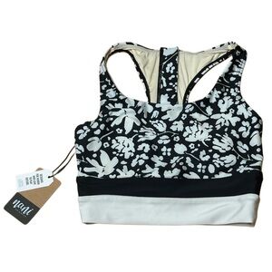 Nani Swimwear Cut Back Crop Swimsuit Top NWT